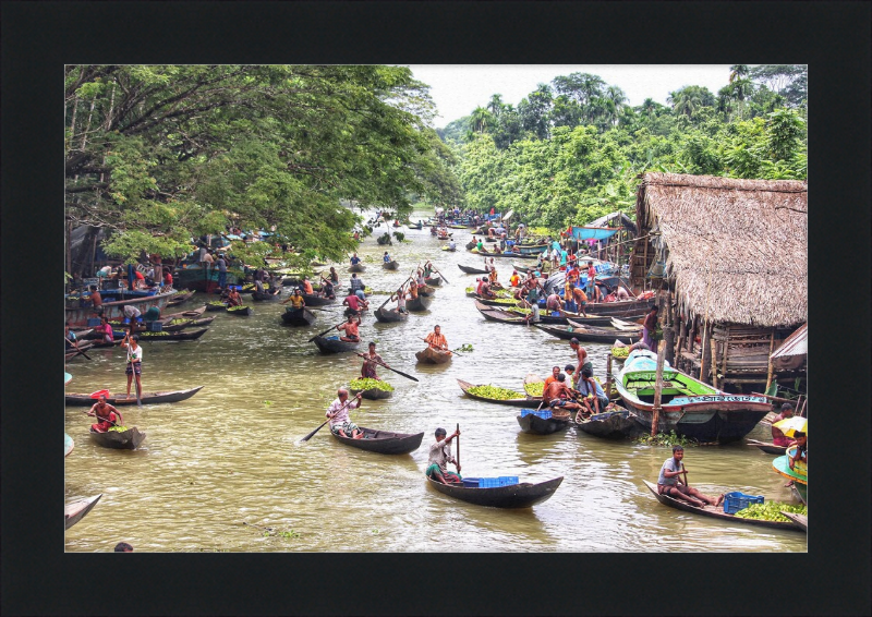 Floating Guava Market - Great Pictures Framed