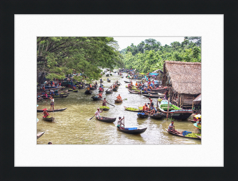 Floating Guava Market - Great Pictures Framed