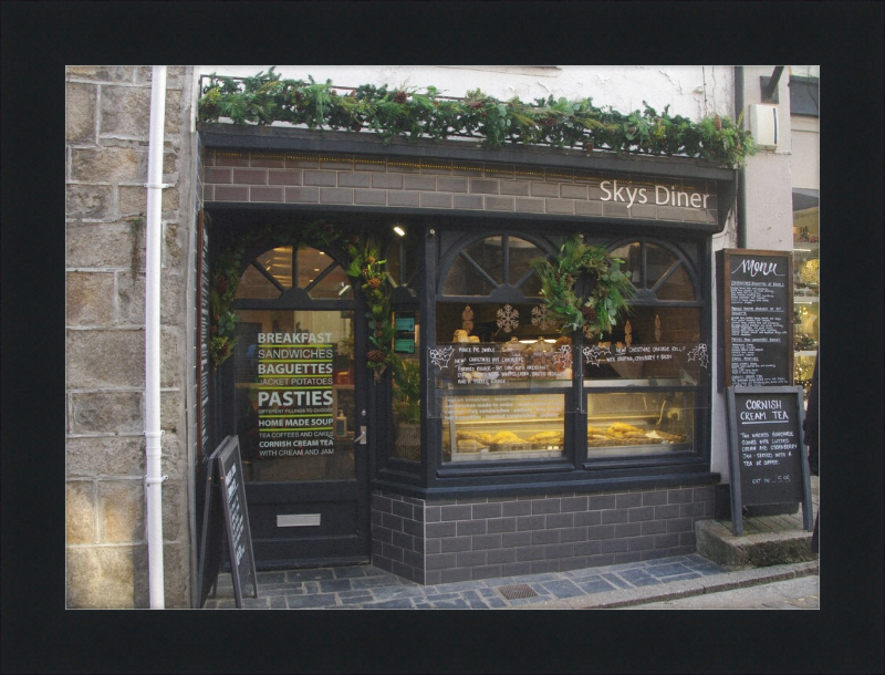 Skys Diner, Fore Street, St Ives, Cornwall - Great Pictures Framed