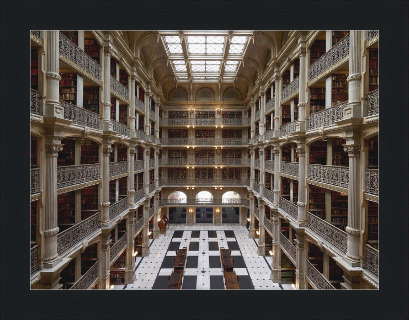 Peabody Institute Library - Great Pictures Framed