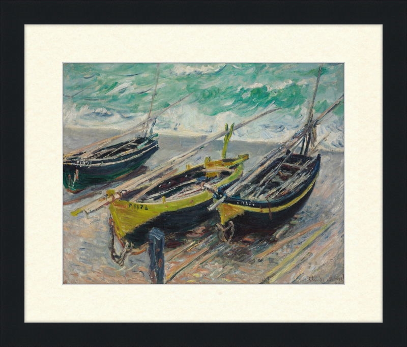 Three Fishing Boats - Great Pictures Framed