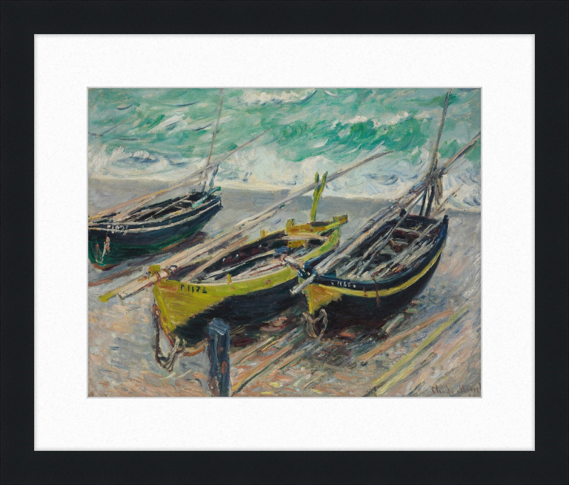 Three Fishing Boats - Great Pictures Framed