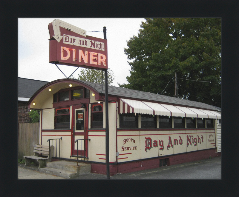 The Day and Night Diner - Great Pictures Framed