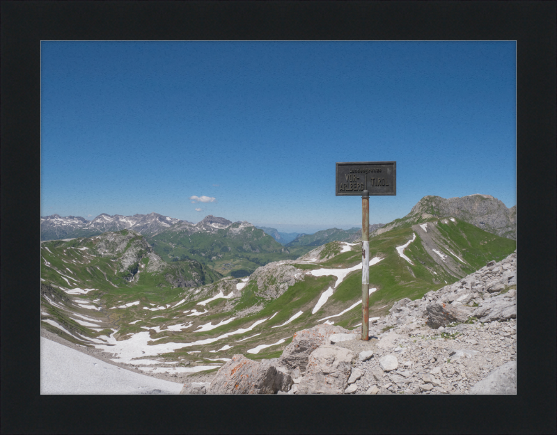 Lech - Rauher-Kopf-Scharte - Great Pictures Framed