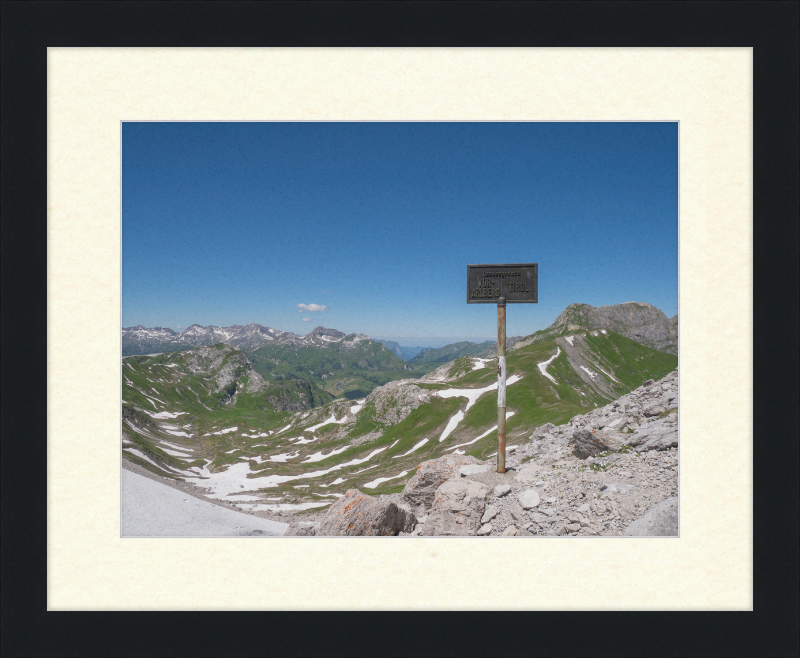 Lech - Rauher-Kopf-Scharte - Great Pictures Framed
