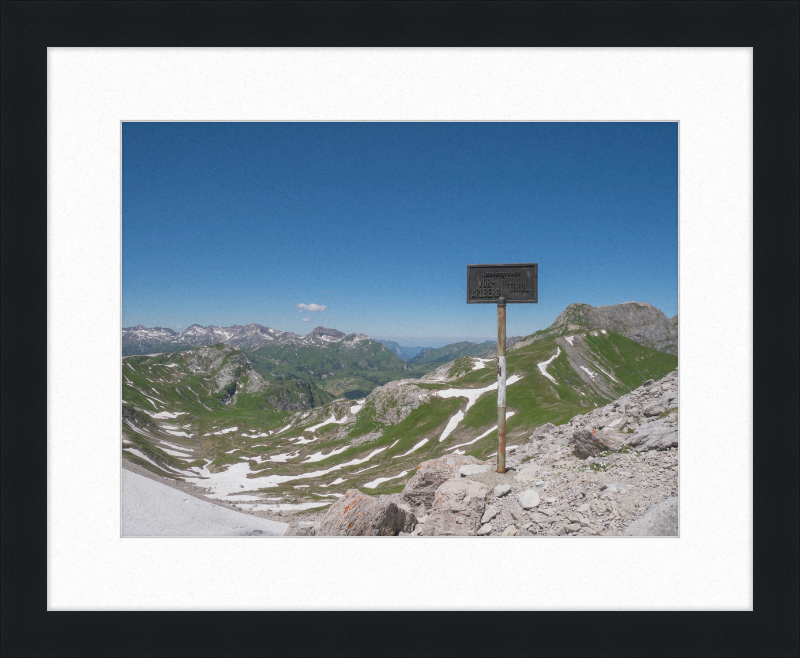 Lech - Rauher-Kopf-Scharte - Great Pictures Framed