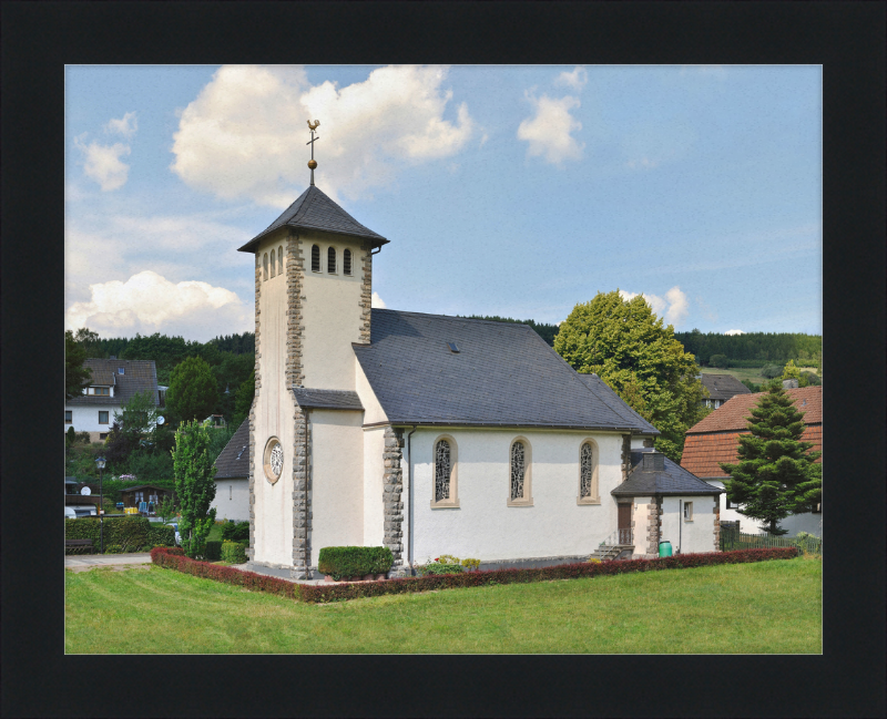 Katholische Kirche Helminghausen - Great Pictures Framed