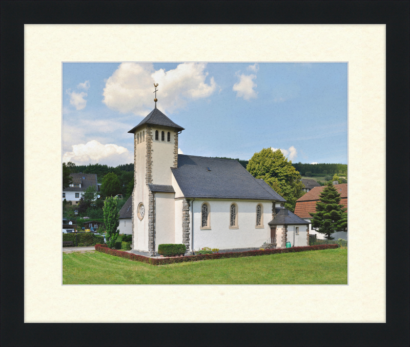 Katholische Kirche Helminghausen - Great Pictures Framed
