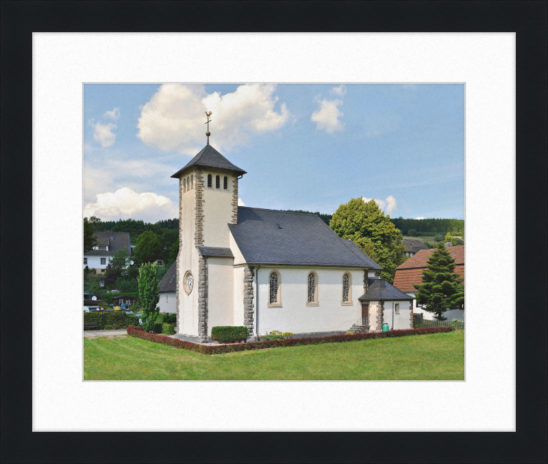Katholische Kirche Helminghausen - Great Pictures Framed