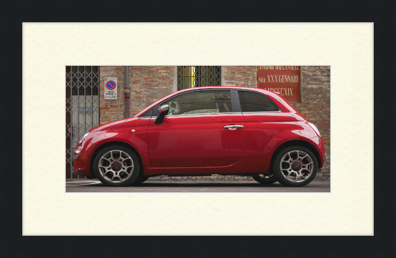 Fiat 500 in Emilia-Romagna - Great Pictures Framed