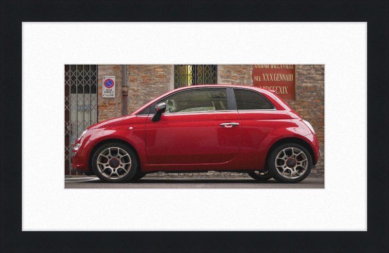 Fiat 500 in Emilia-Romagna - Great Pictures Framed