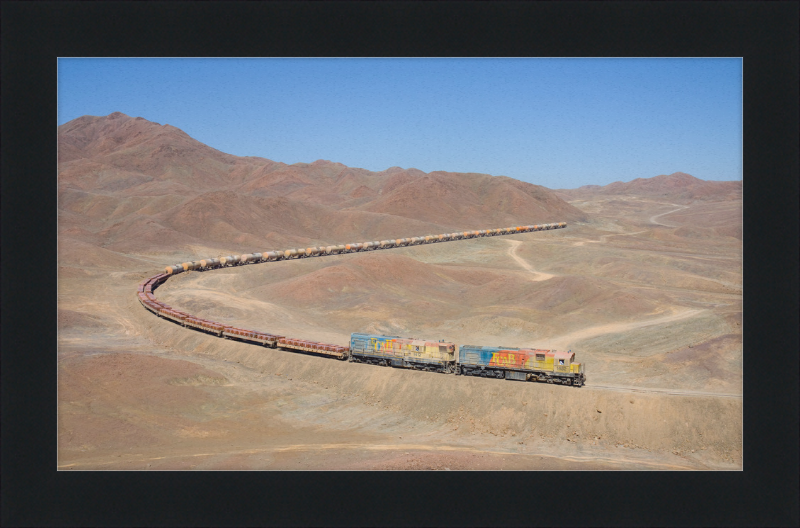 A Train in the Desert - Great Pictures Framed