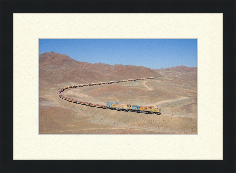 A Train in the Desert - Great Pictures Framed