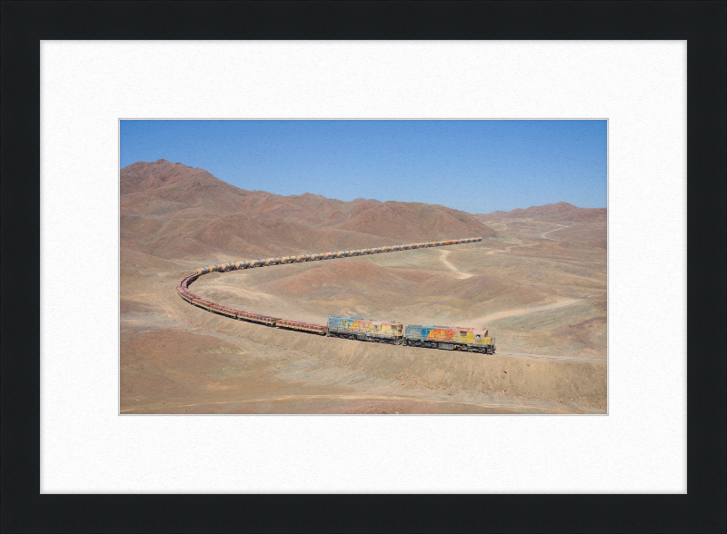 A Train in the Desert - Great Pictures Framed
