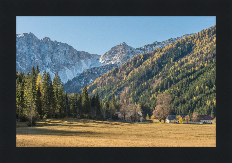 Ferlach Bodental Bodenbauer with Vertatscha - Great Pictures Framed