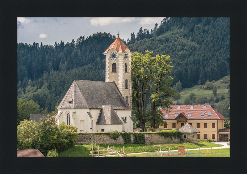 The Parish Church of Saint George in Frauenstein - Great Pictures Framed