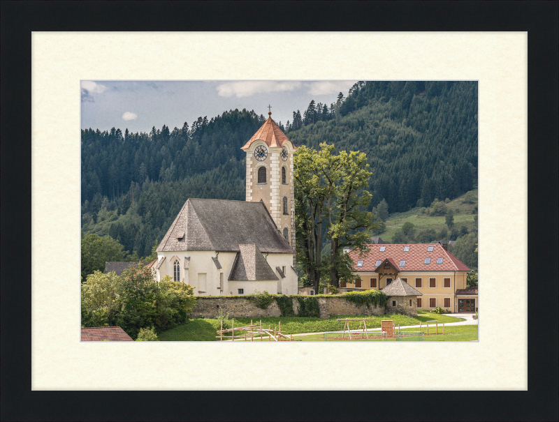 The Parish Church of Saint George in Frauenstein - Great Pictures Framed