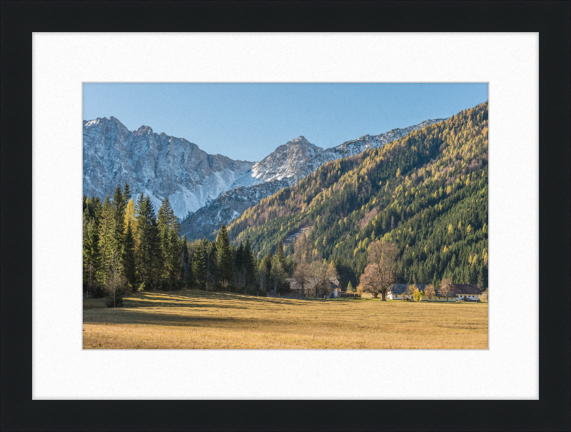 Ferlach Bodental Bodenbauer with Vertatscha - Great Pictures Framed