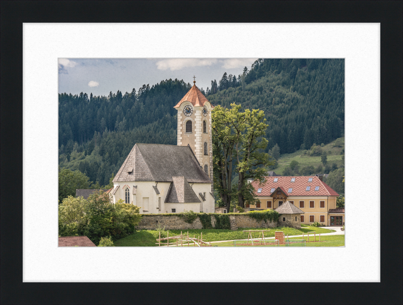 The Parish Church of Saint George in Frauenstein - Great Pictures Framed