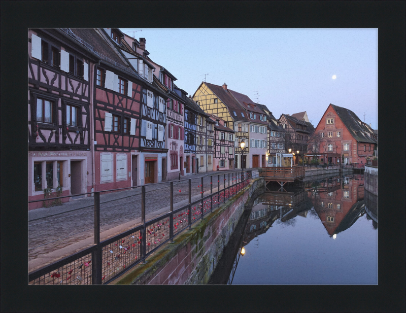 Petite Venise Depuis Le Pont de la Rue Des Écoles (Colmar) - Great Pictures Framed