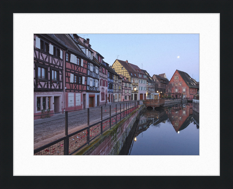 Petite Venise Depuis Le Pont de la Rue Des Écoles (Colmar) - Great Pictures Framed