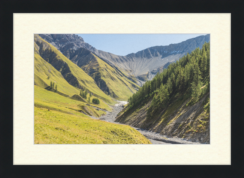 A Hike from Prasüras through the Val Trupchun to Alp Purcher - Great Pictures Framed