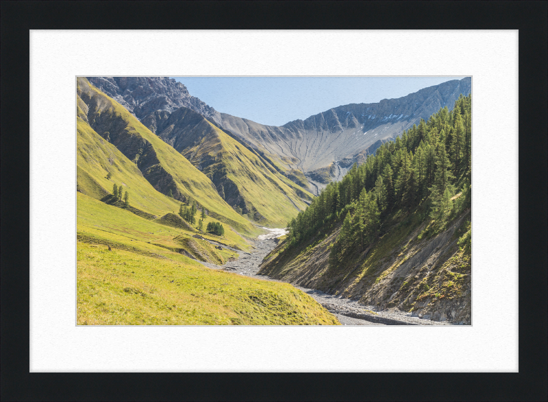 A Hike from Prasüras through the Val Trupchun to Alp Purcher - Great Pictures Framed