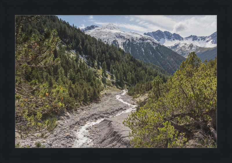 Bergtocht van S-charl naar Alp Sesvenna - Great Pictures Framed