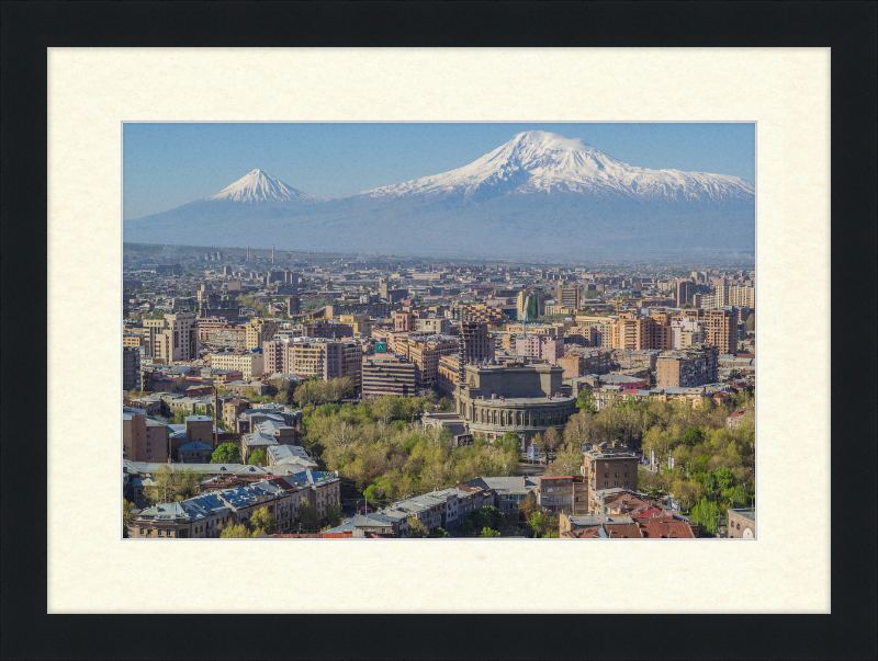 Mount Ararat and the Yerevan Skyline - Great Pictures Framed