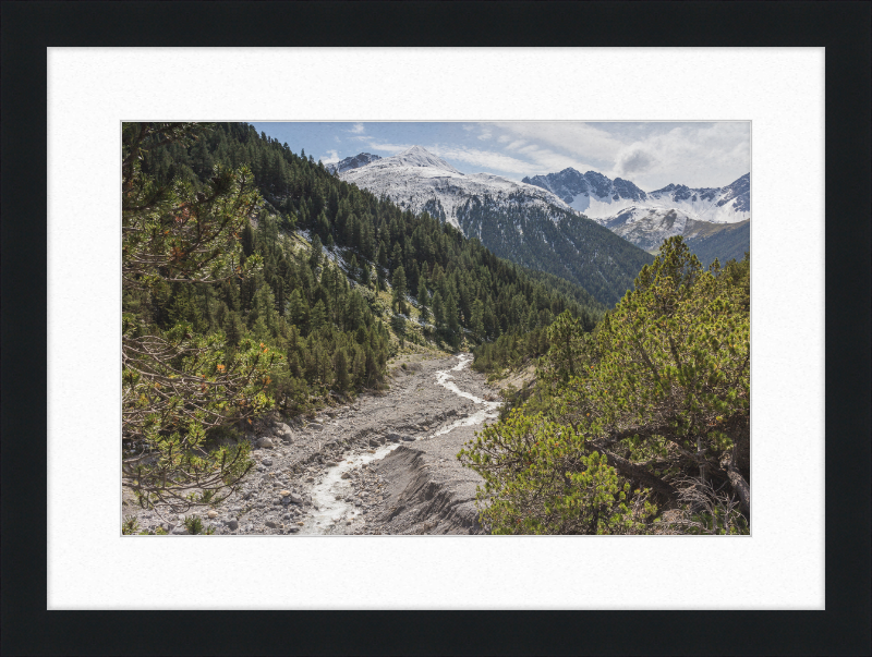 Bergtocht van S-charl naar Alp Sesvenna - Great Pictures Framed