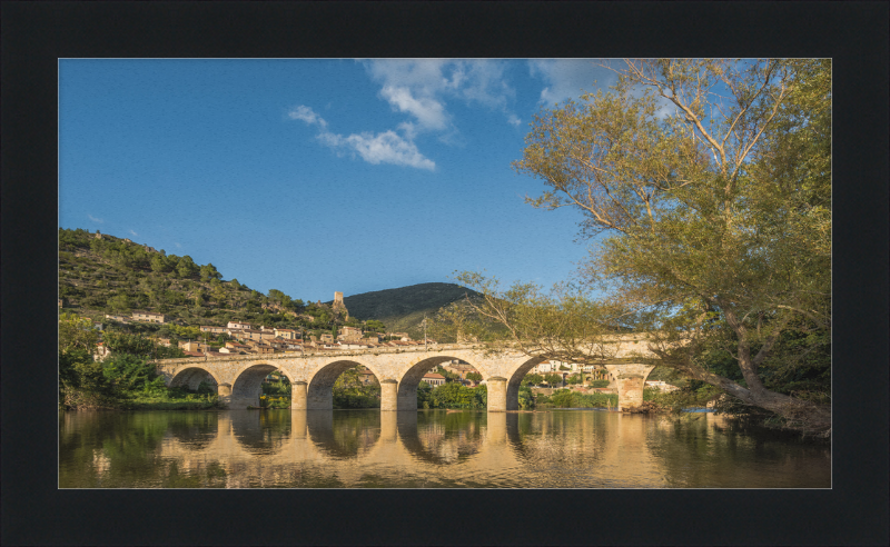Pont sur l'Orb, Roquebrun - Great Pictures Framed