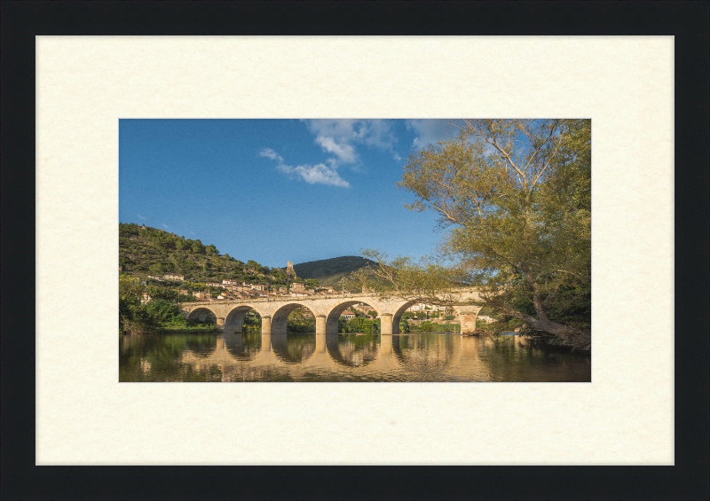 Pont sur l'Orb, Roquebrun - Great Pictures Framed