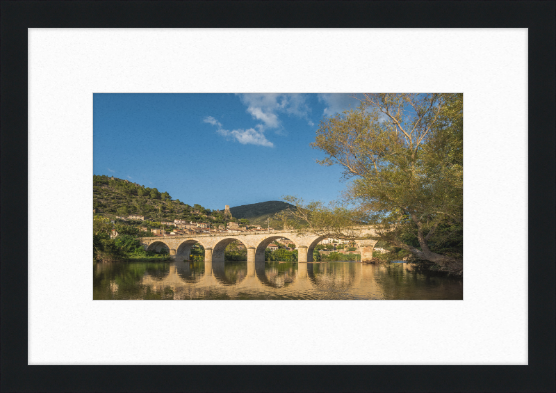 Pont sur l'Orb, Roquebrun - Great Pictures Framed