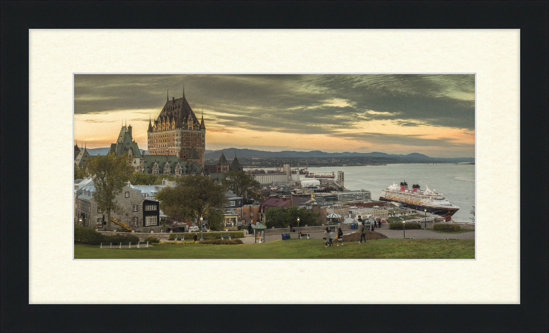 Château Frontenac and Surrounding City - Great Pictures Framed