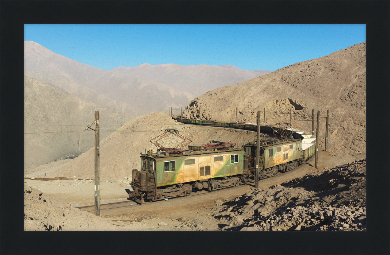 SQM GE 289A Boxcab Quillagua - Barriles - Great Pictures Framed