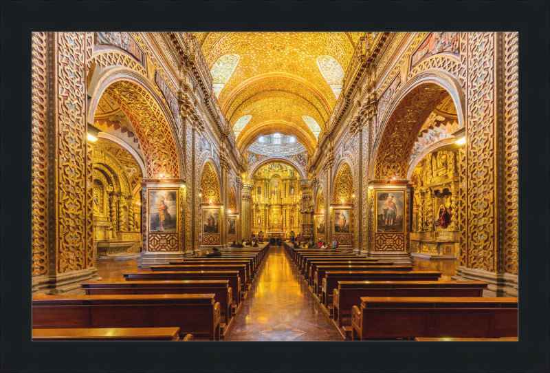 Iglesia de La Compañía - Great Pictures Framed