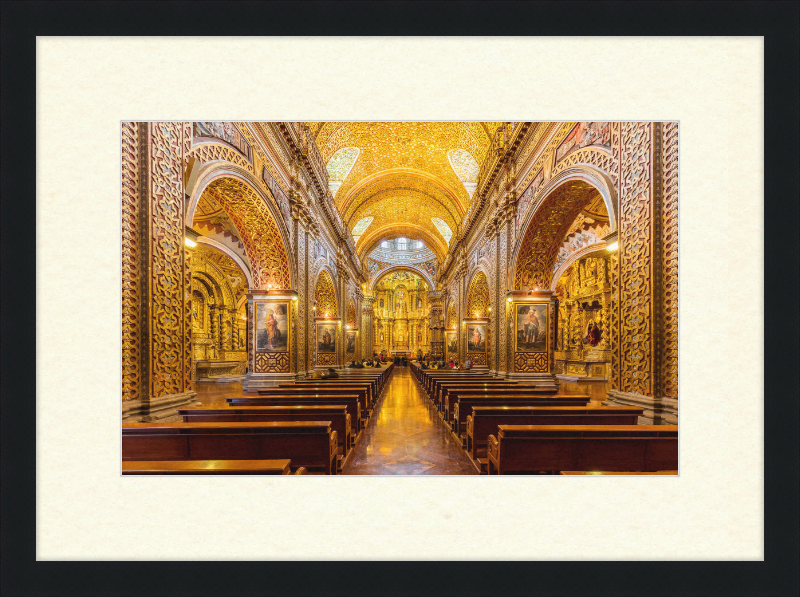 Iglesia de La Compañía - Great Pictures Framed