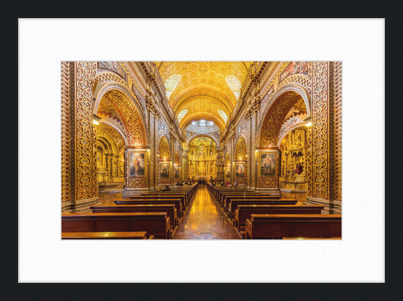 Iglesia de La Compañía - Great Pictures Framed