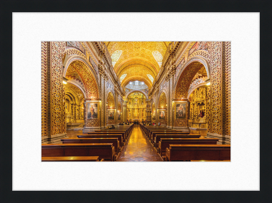 Iglesia de La Compañía - Great Pictures Framed