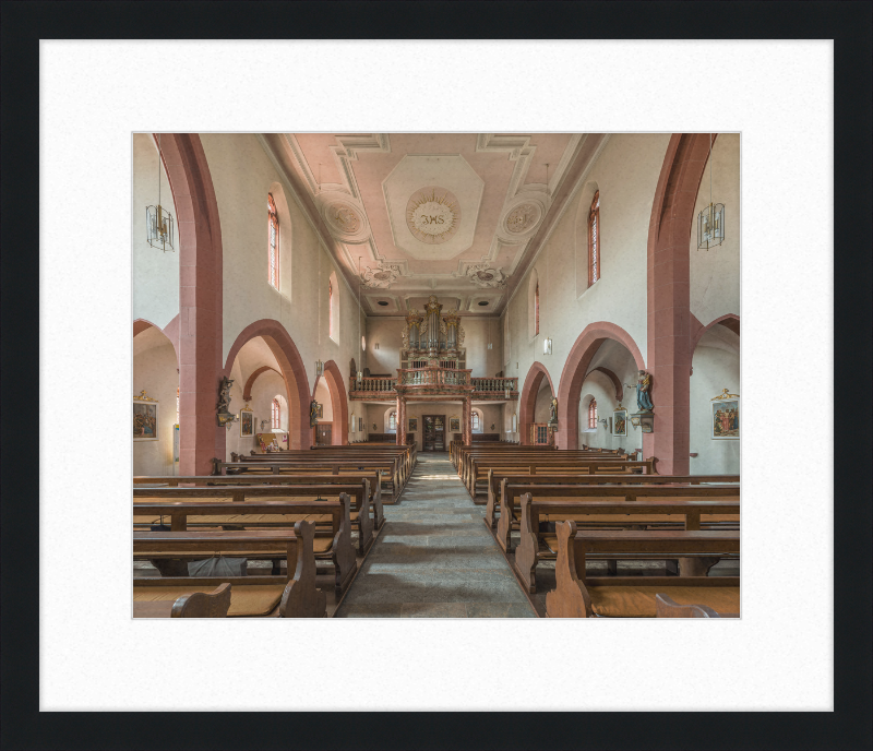 Mariä Geburt, Höchberg, Nave and Organ - Great Pictures Framed