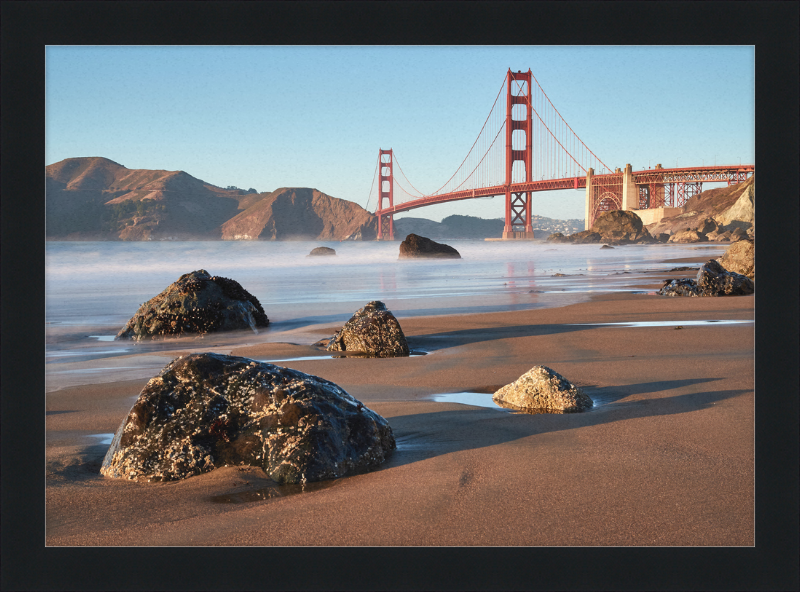Golden Gate Bridge from Marshall's Beach - Great Pictures Framed
