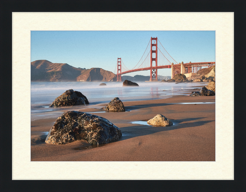 Golden Gate Bridge from Marshall's Beach - Great Pictures Framed