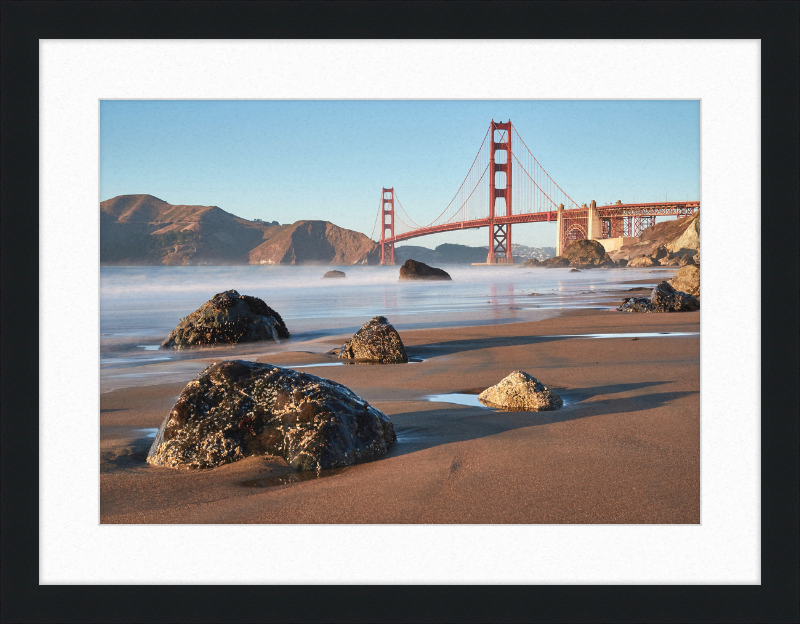 Golden Gate Bridge from Marshall's Beach - Great Pictures Framed
