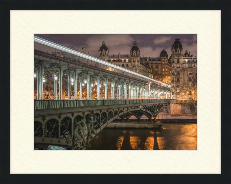 Pont de Bir-Hakeim and View on the 16th Arrondissement of Paris - Great Pictures Framed