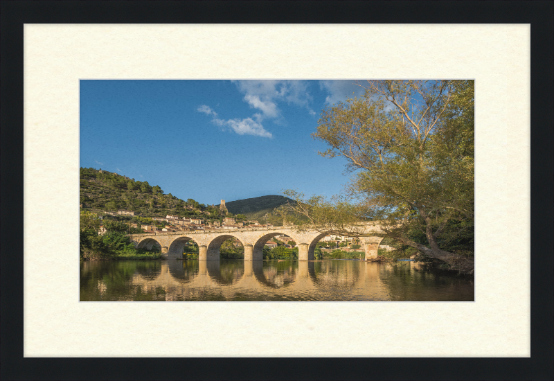 Pont sur l'Orb, Roquebrun - Great Pictures Framed