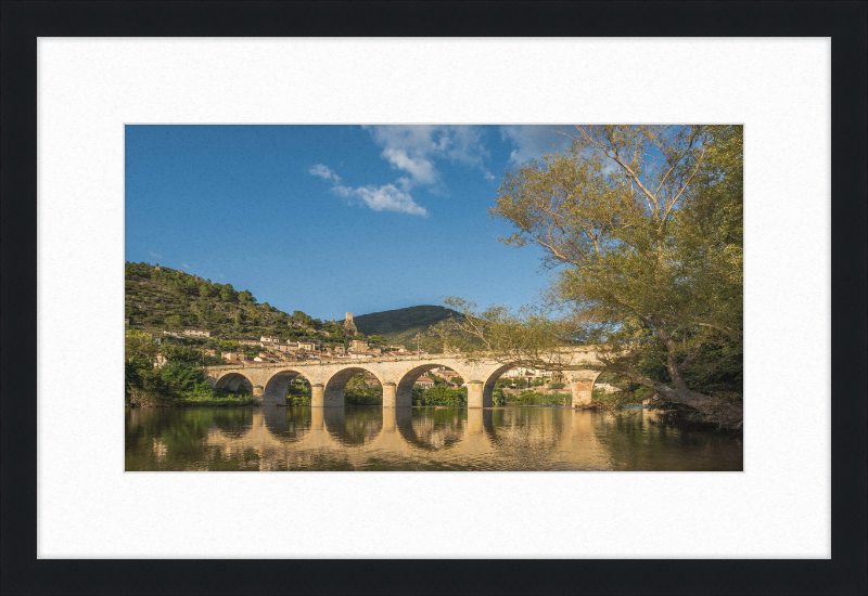 Pont sur l'Orb, Roquebrun - Great Pictures Framed