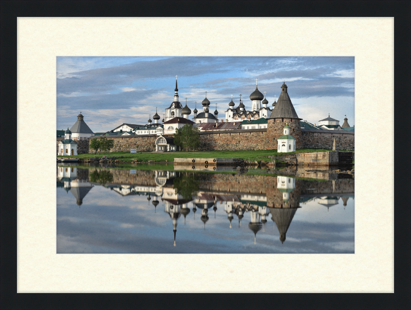 Fortress Wall and Domes of the Cathedrals of the Solovetsky Monastery - Great Pictures Framed