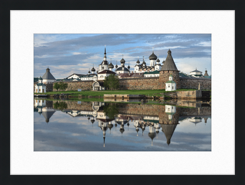 Fortress Wall and Domes of the Cathedrals of the Solovetsky Monastery - Great Pictures Framed