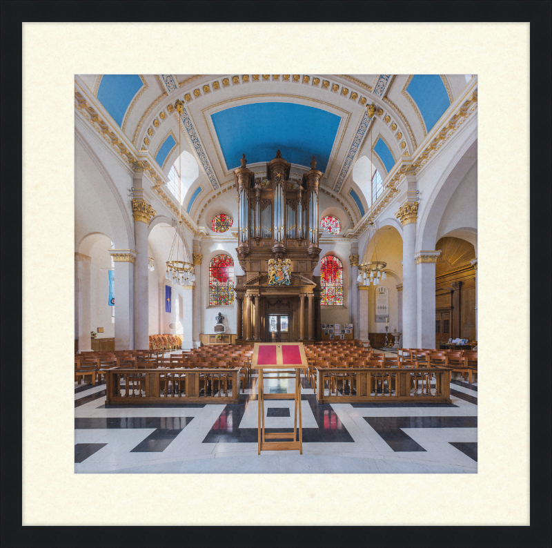 St Mary-le-Bow Church Interior 2, London, UK - Great Pictures Framed