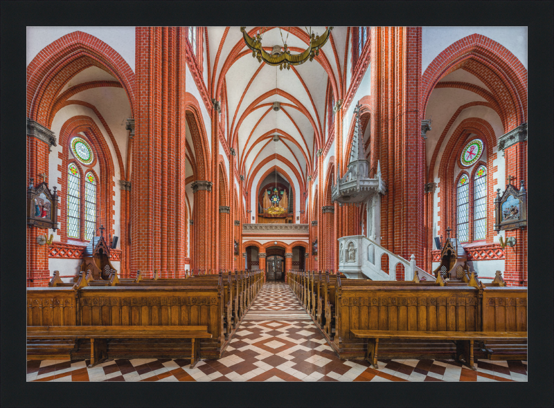 The Interior of the Church of Saint Marie in Palanga, Lithuania - Great Pictures Framed